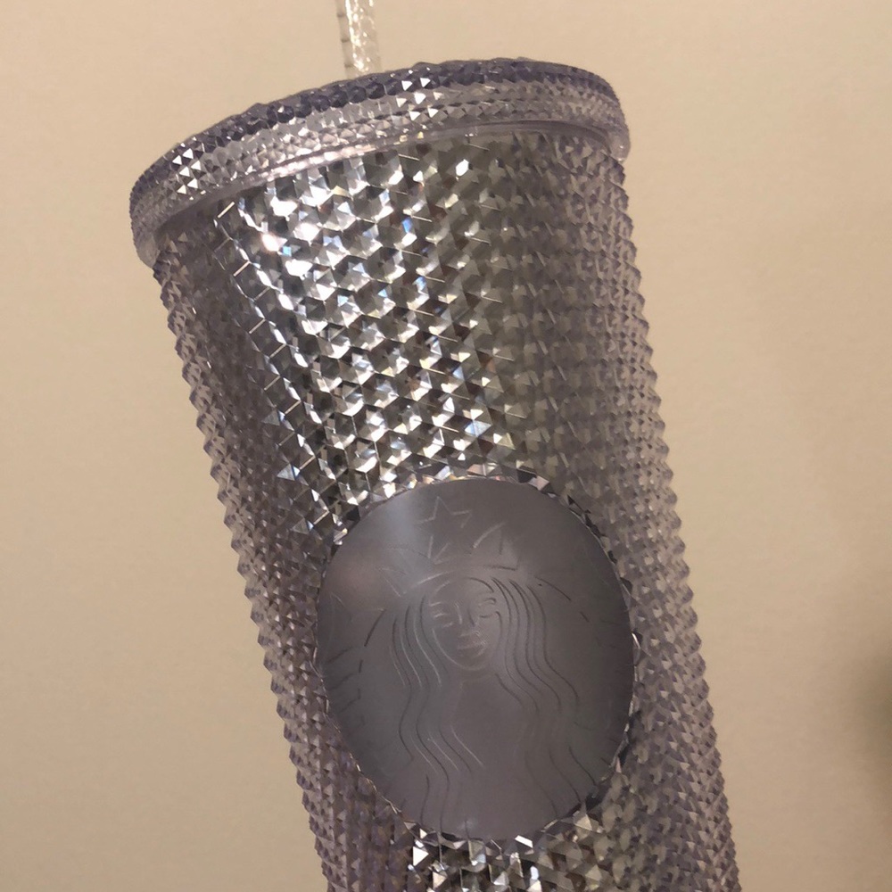 Starbucks Studded Tumbler Silver Holiday Release